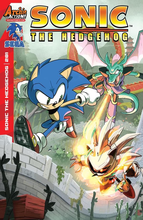 Sonic the Hedgehog #281 cover