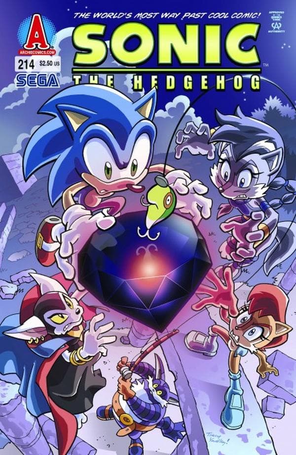 Sonic the Hedgehog #214 cover