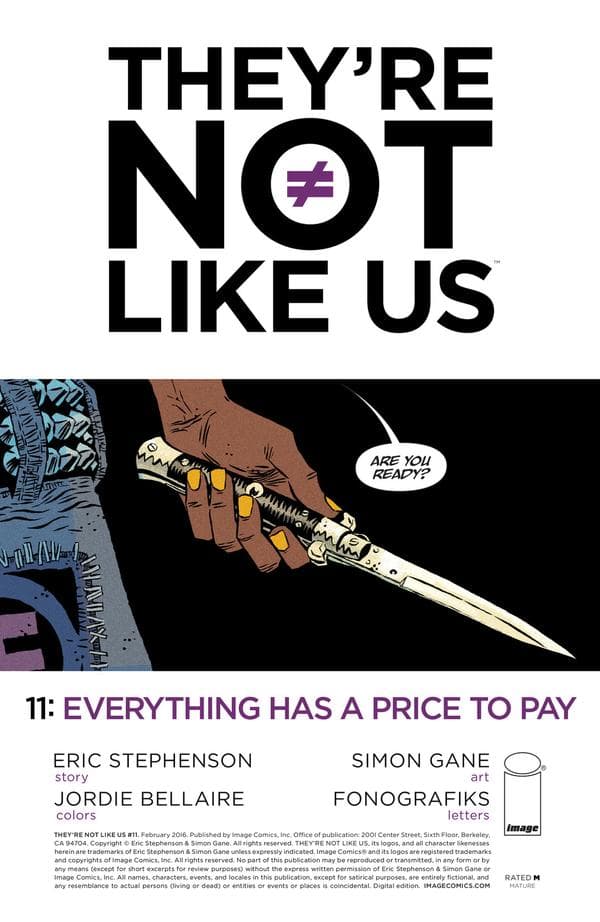 They're Not Like Us #11