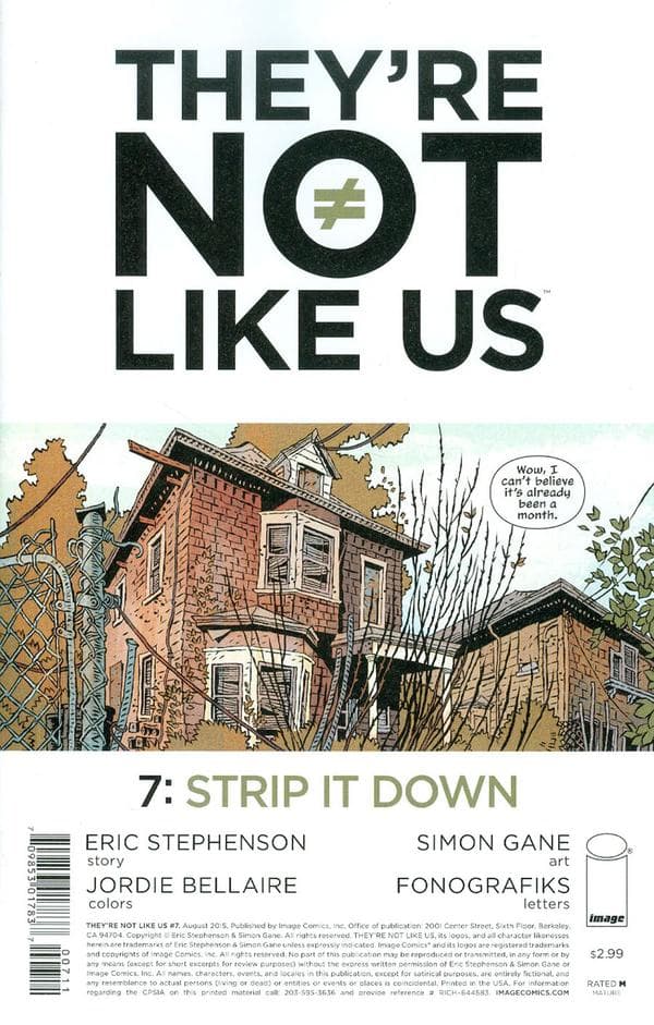 They're Not Like Us #7