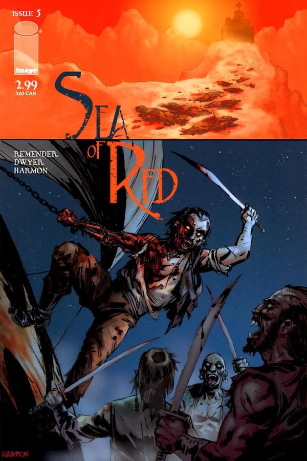 Sea of Red #5 cover