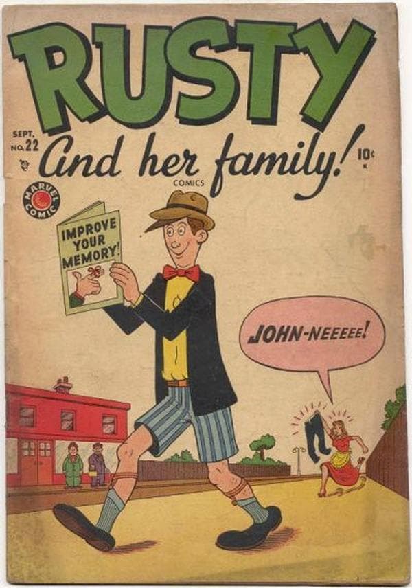 Rusty and Her Family Comics cover — © Marvel Comics