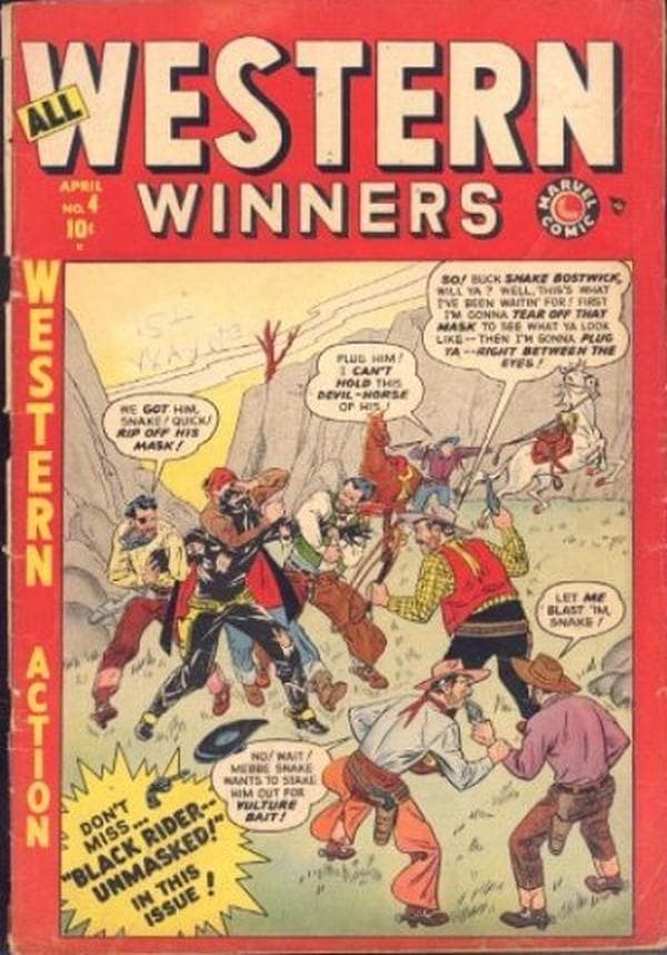 All Western Winners #4 cover