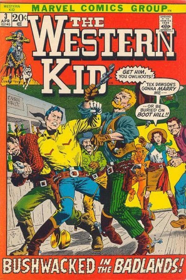 The Western Kid #3 cover