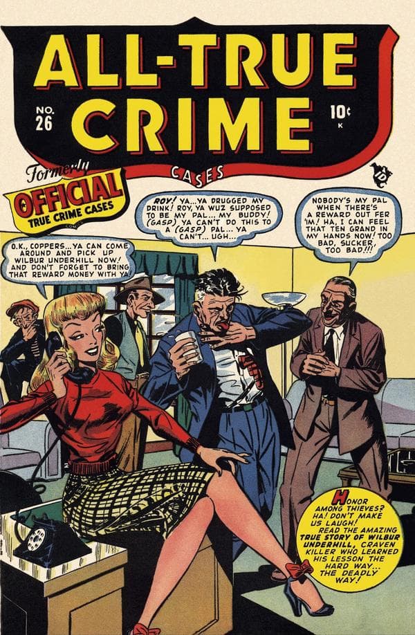 All True Crime Cases Comics cover — © Marvel Comics