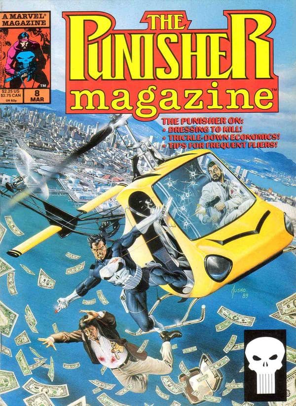 The Punisher Magazine #8 cover
