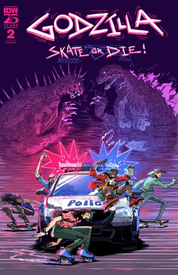 Godzilla: Skate or Die #2 cover
