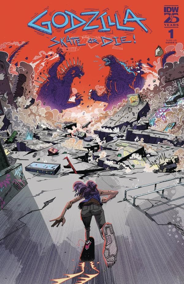 Godzilla: Skate or Die #3 cover