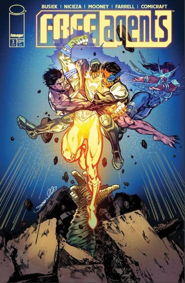 Free Agents #3 cover