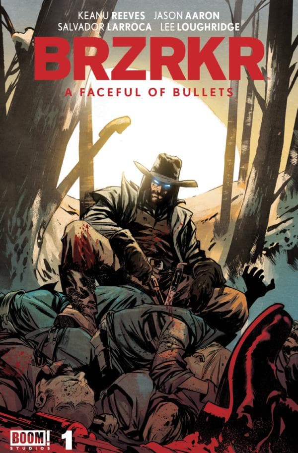 Brzrkr: A Faceful of Bullets #1 cover