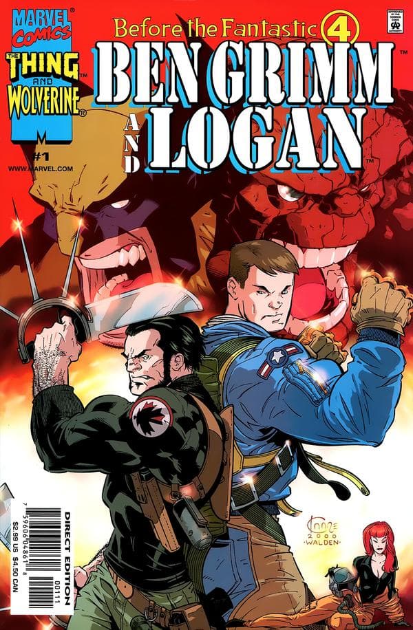 Before the Fantastic Four: Ben Grimm and Logan #1 cover