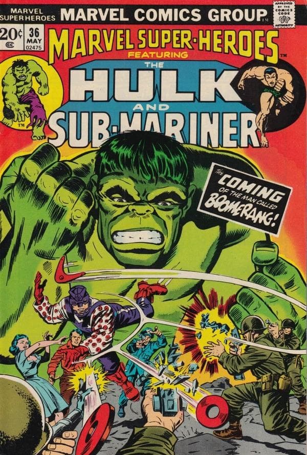 Marvel Super-Heroes #36 cover