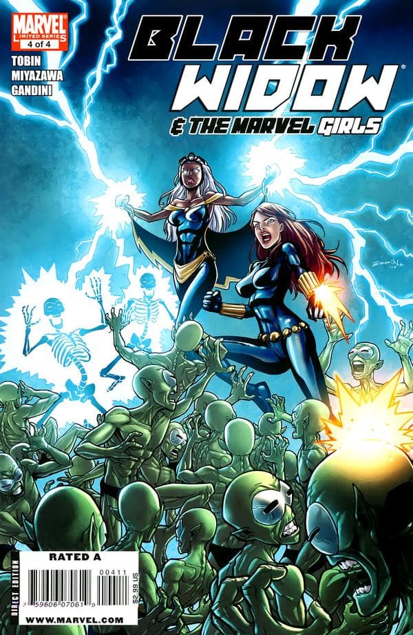 Black Widow & The Marvel Girls #4 cover