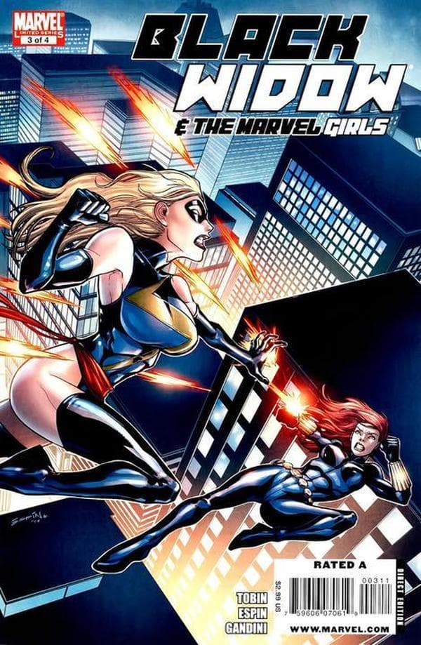 Black Widow & The Marvel Girls #3 cover
