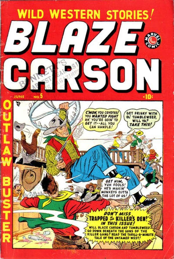 Blaze Carson #5 cover