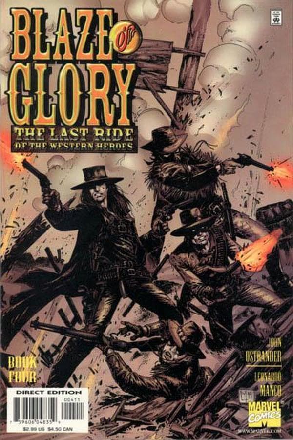 Blaze of Glory #4 cover