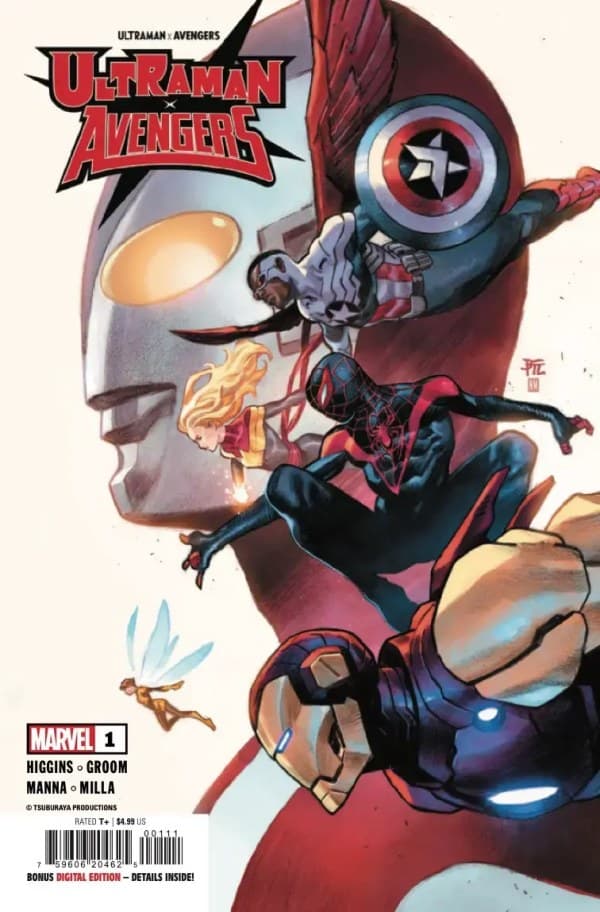 Ultraman x Avengers #1 cover