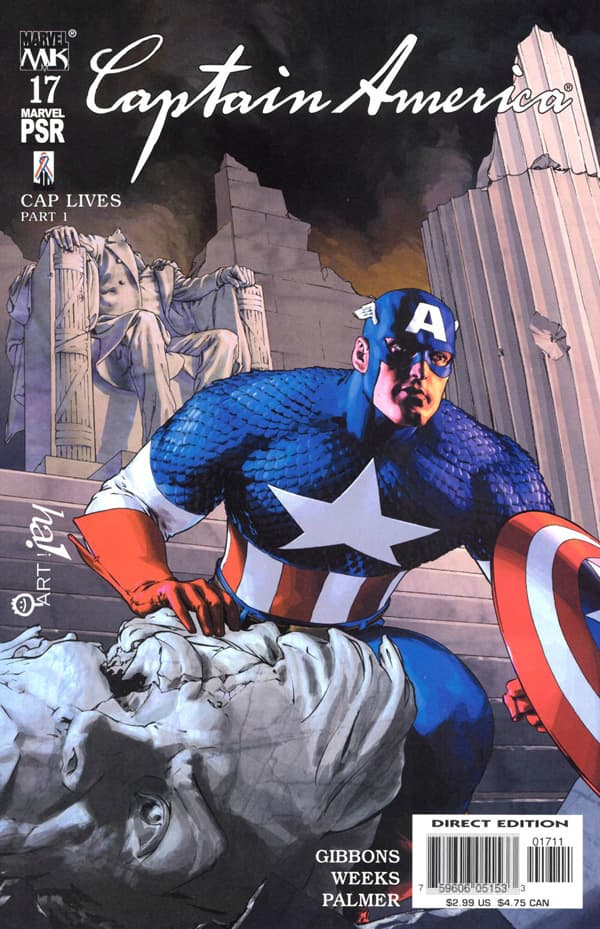 Captain America #17 cover
