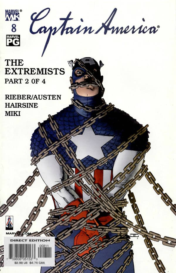 Captain America #8 cover