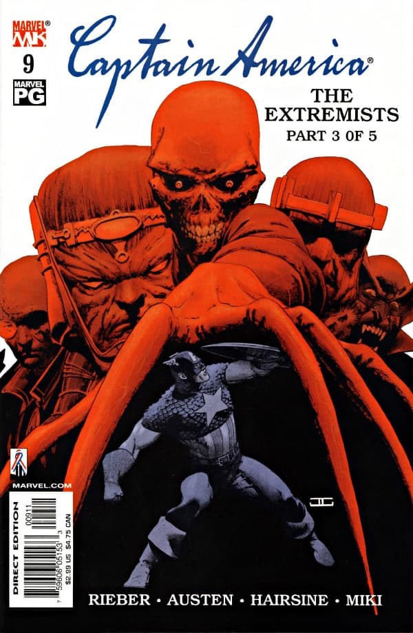 Captain America #9 cover