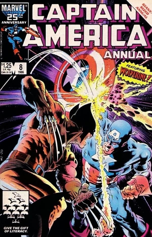 Captain America Annual #8 cover