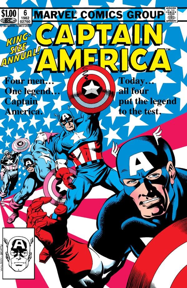 Captain America Annual #6 cover