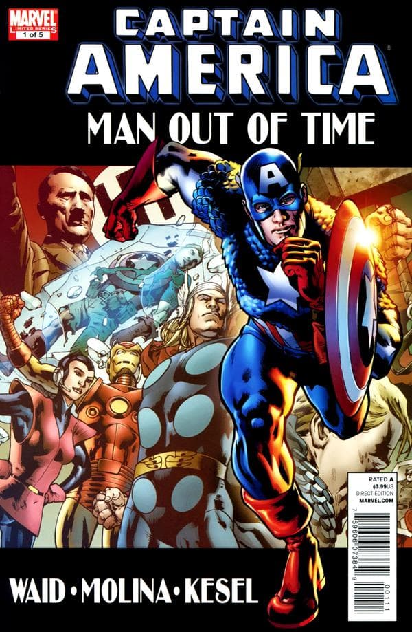 Captain America: Man Out of Time #1 cover
