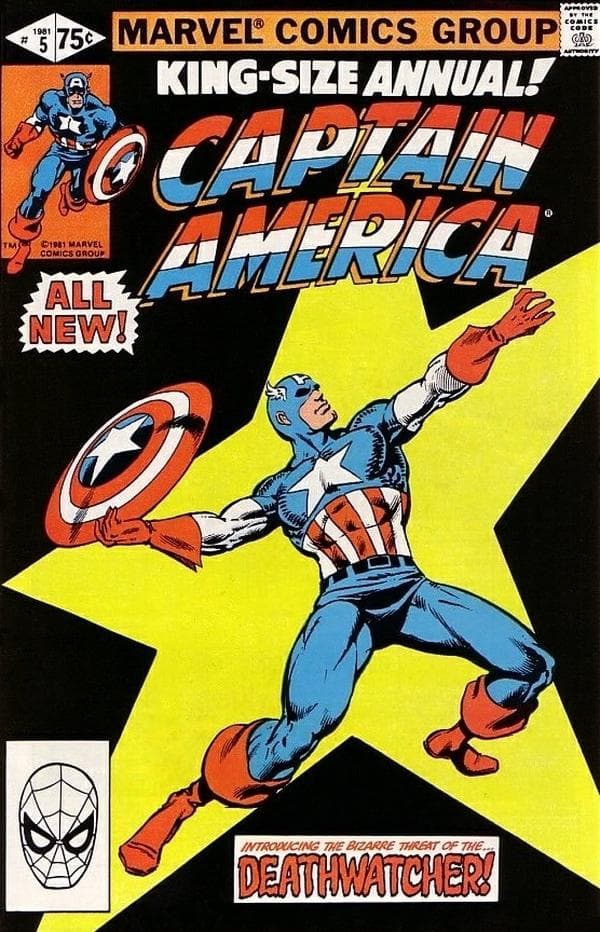 Captain America Annual #5 cover