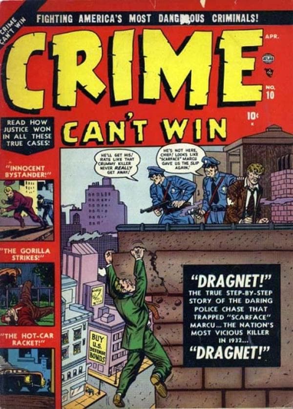 Crime Can't Win #10 cover