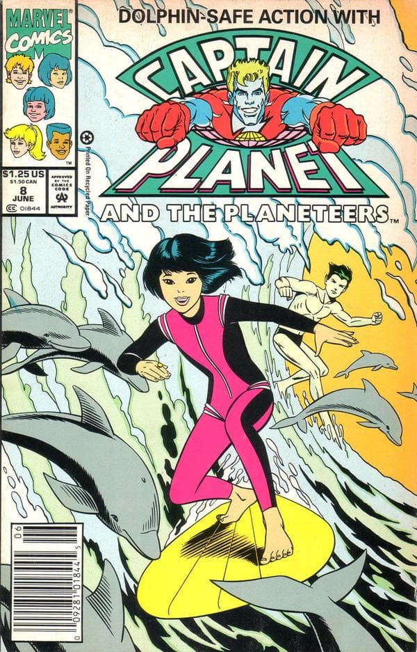 Captain Planet and the Planeteers #8 cover