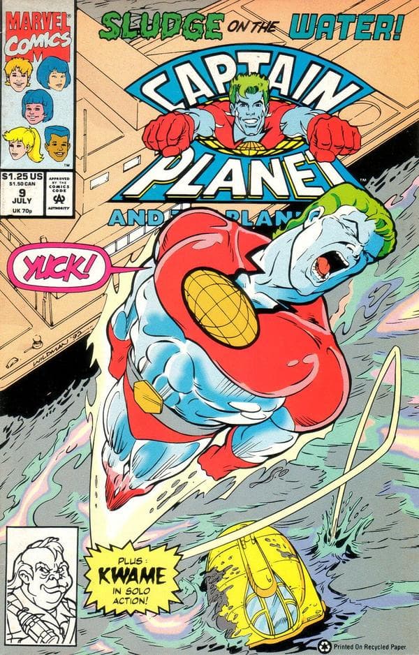 Captain Planet and the Planeteers #9 cover