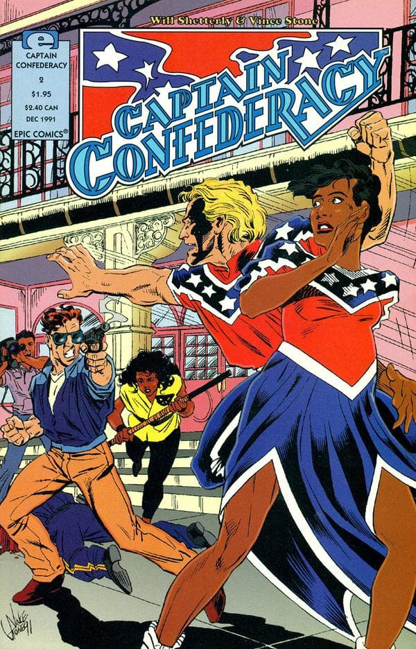 Captain Confederacy #2 cover