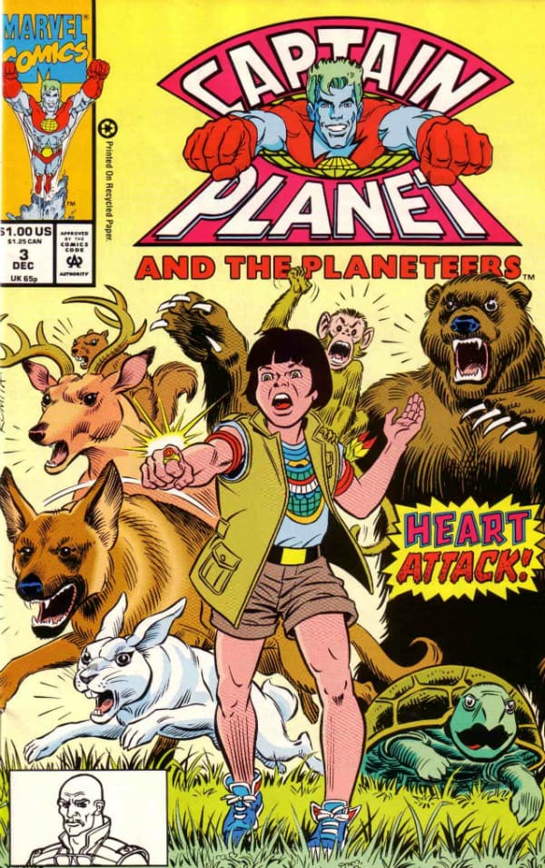 Captain Planet and the Planeteers #3 cover