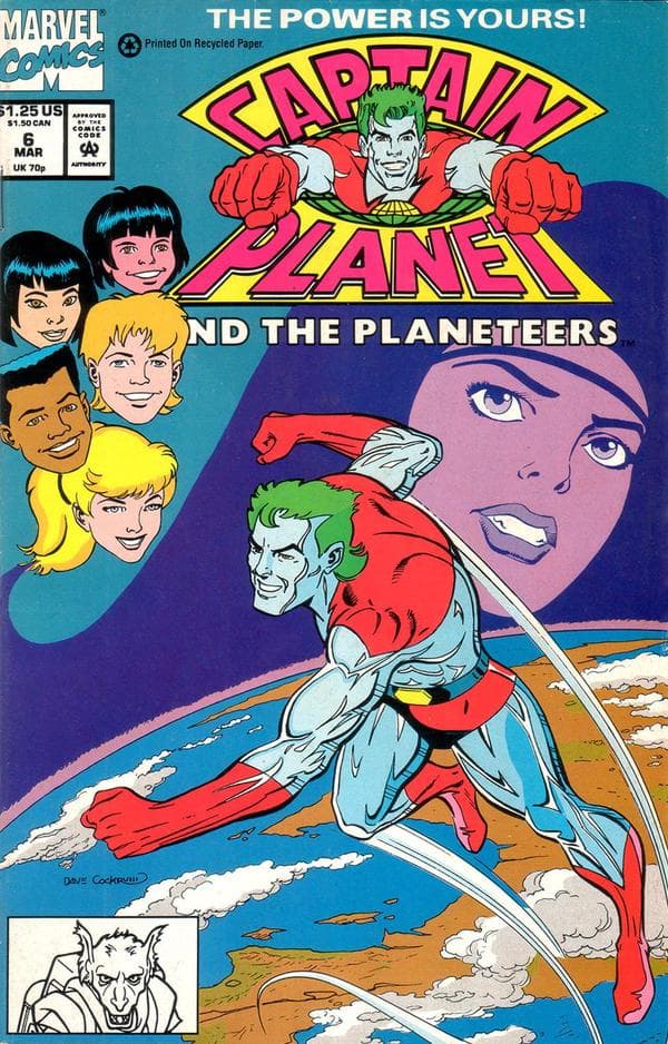 Captain Planet and the Planeteers #6 cover