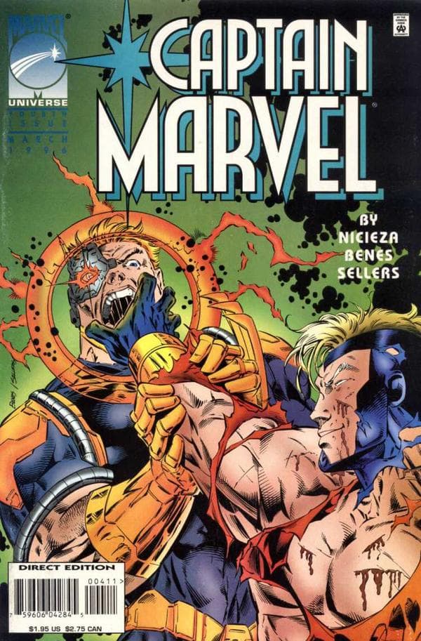 Captain Marvel #4 cover