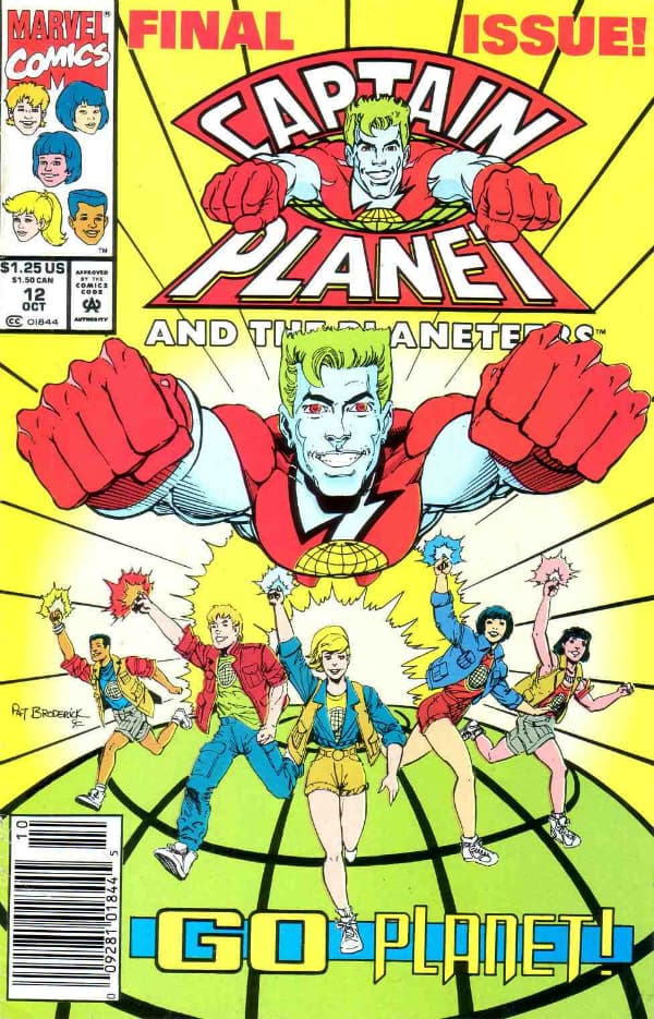 Captain Planet and the Planeteers #12 cover