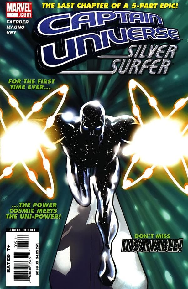 Captain Universe / Silver Surfer #1 cover