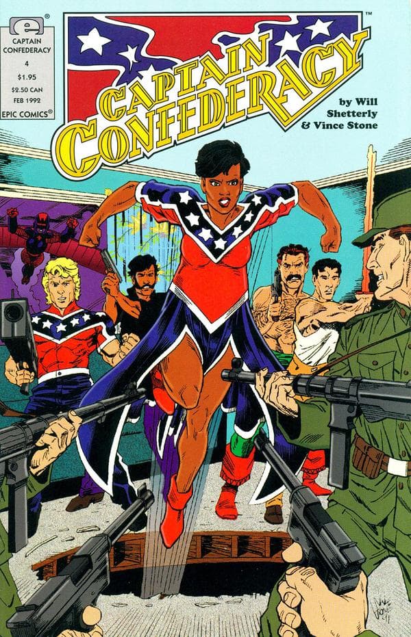 Captain Confederacy #4 cover