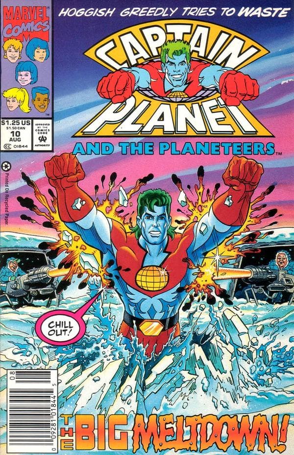 Captain Planet and the Planeteers #10 cover