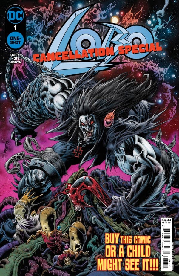 Lobo Cancellation Special cover — © DC Comics