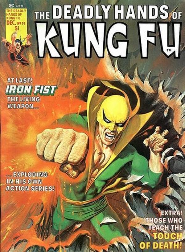The Deadly Hands of Kung Fu #19 cover