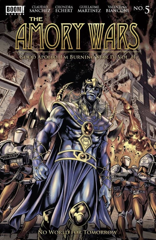 The Amory Wars: Good Apollo, I'm Burning Star IV, Volume II - No World for Tomorrow #5 cover