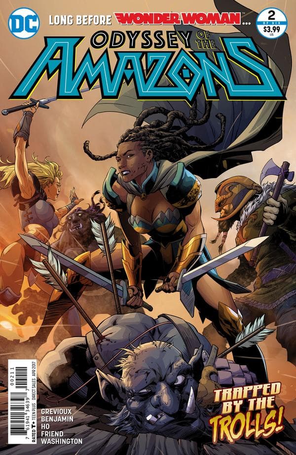 Odyssey of the Amazons #2 cover