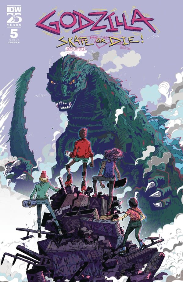Godzilla: Skate or Die #5 cover