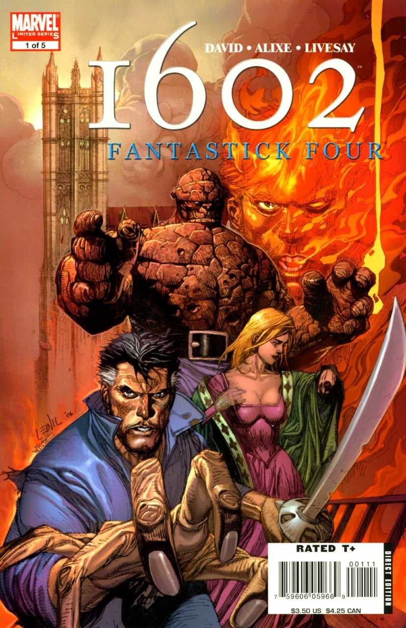 Marvel 1602: Fantastick Four #1 cover
