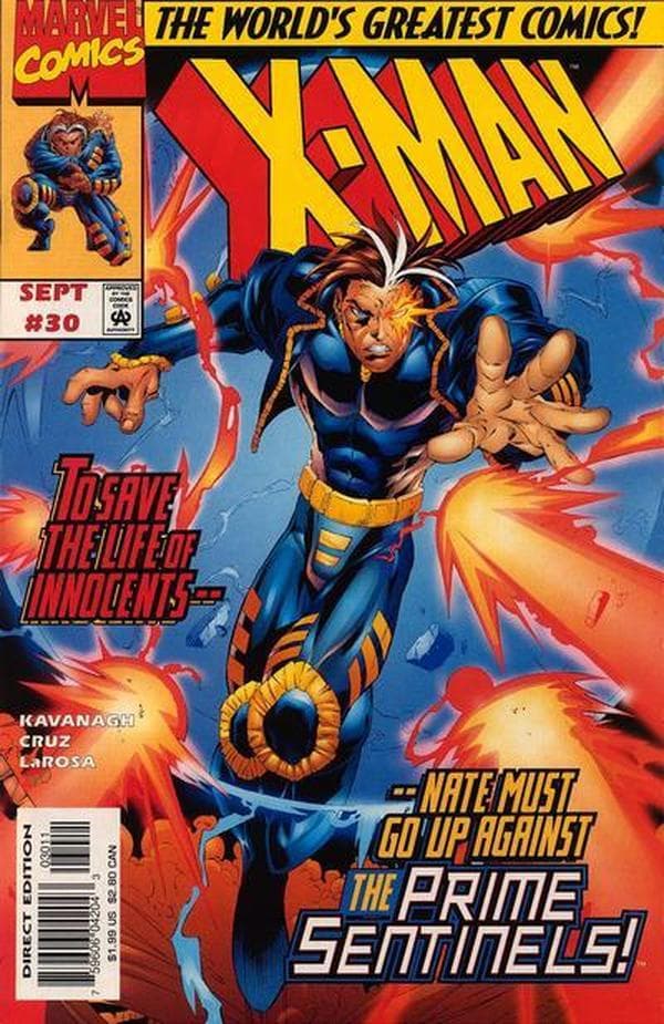 X-Man #30 cover