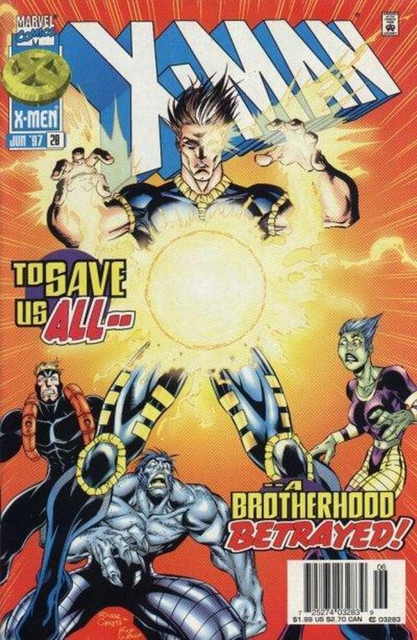 X-Man #28 cover