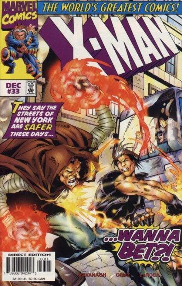 X-Man #33 cover