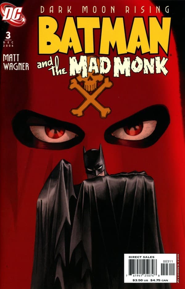 Batman: The Mad Monk #3 cover