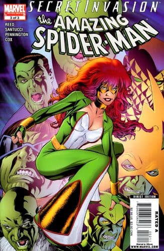Secret Invasion: The Amazing Spider-Man #3 cover